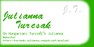 julianna turcsak business card